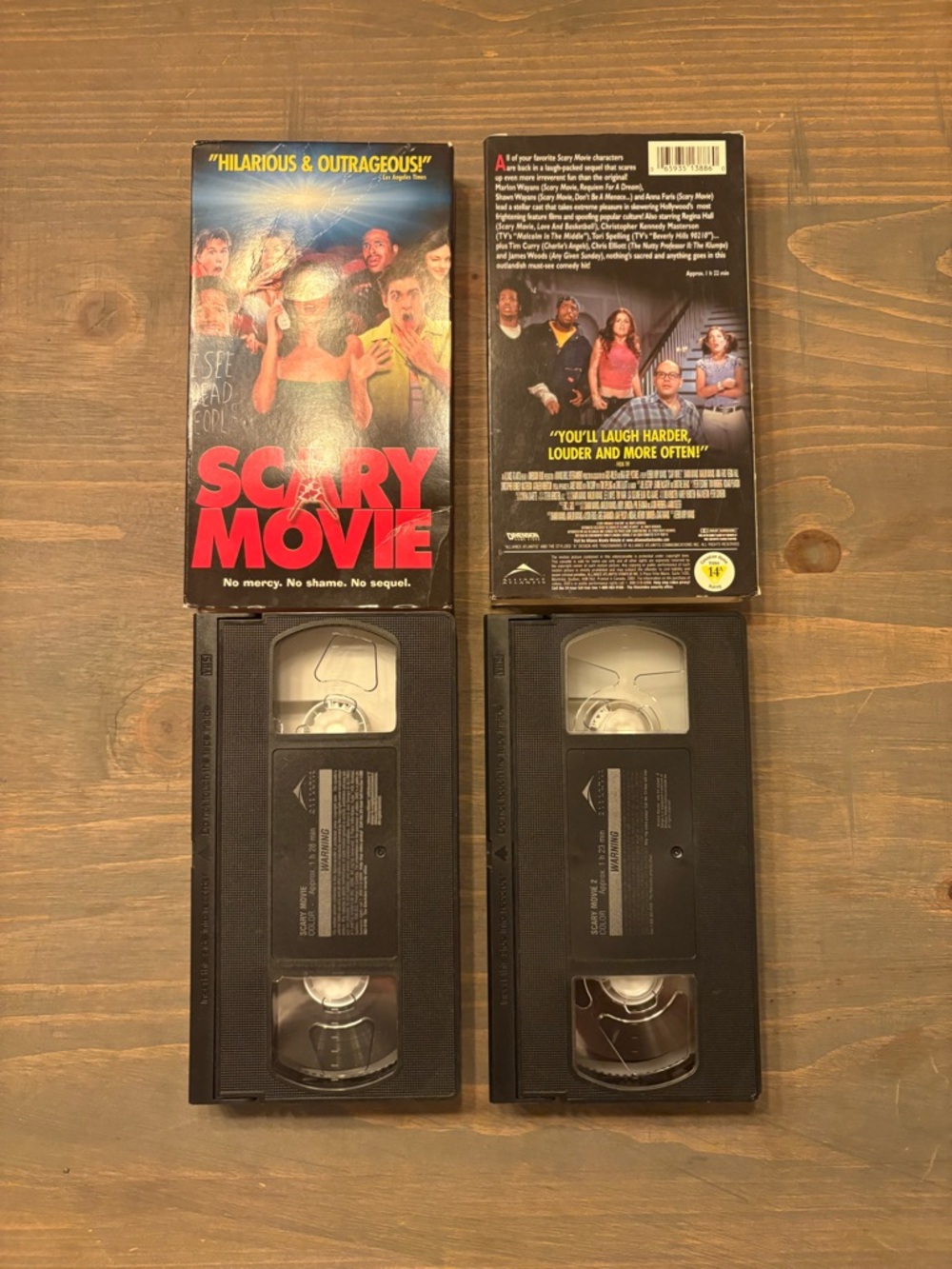 Scary Movie 1 & 2 VHS Bundle 📼 Comedy Horror Classics - Picture 2 of 4